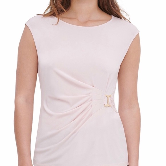 Calvin Klein Sleeveless Top Side-Buckle - Picture 2 of 4